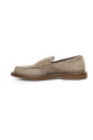 chaussures-plates-en-daim-kaki