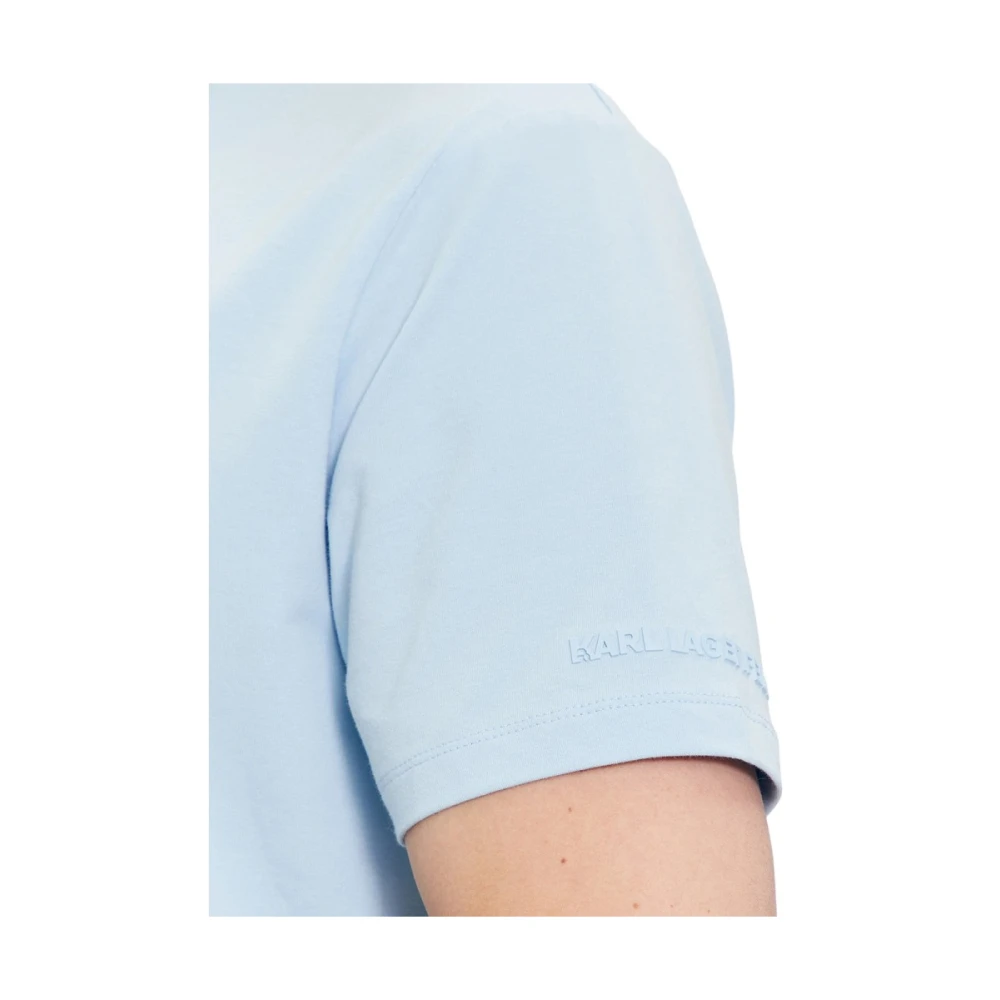 Karl Lagerfeld Crewneck T-Shirt 541221 755400 Blue Heren