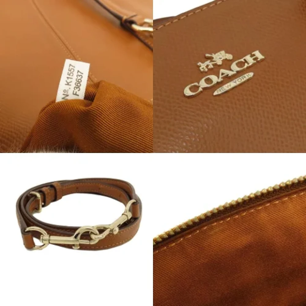 Coach Pre-owned Leather shoulder-bags Brown Dames