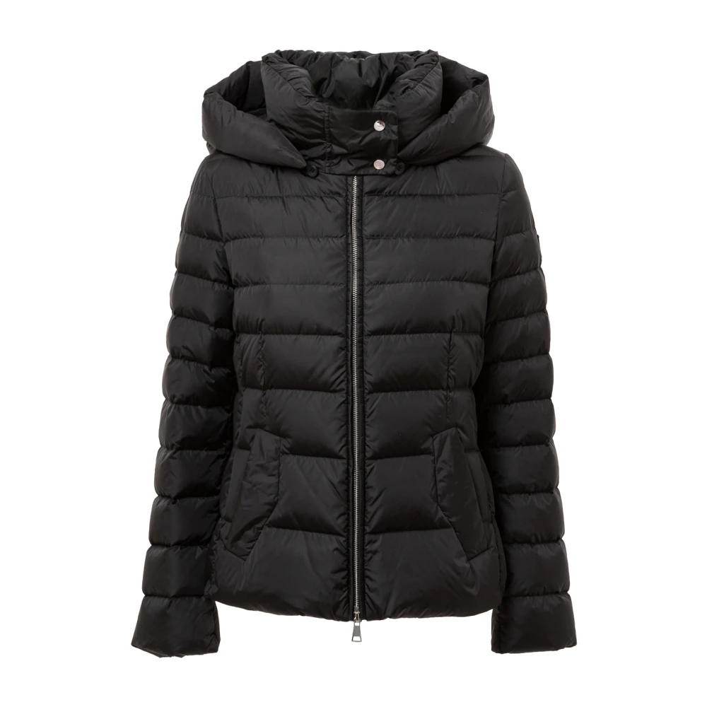 Add Pufferjas met afneembare capuchon Black Dames