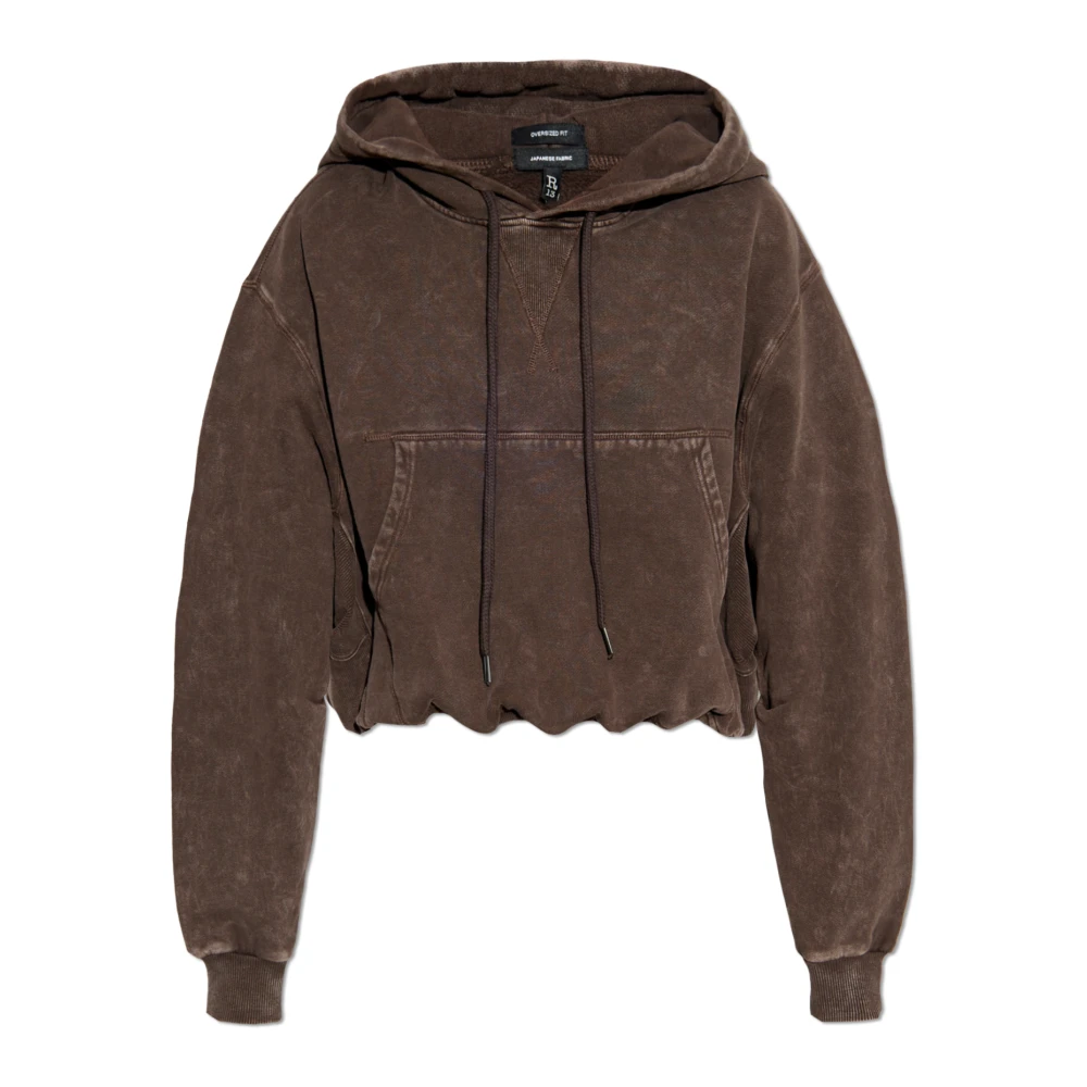 R13 Katoenen sweatshirt Brown Dames