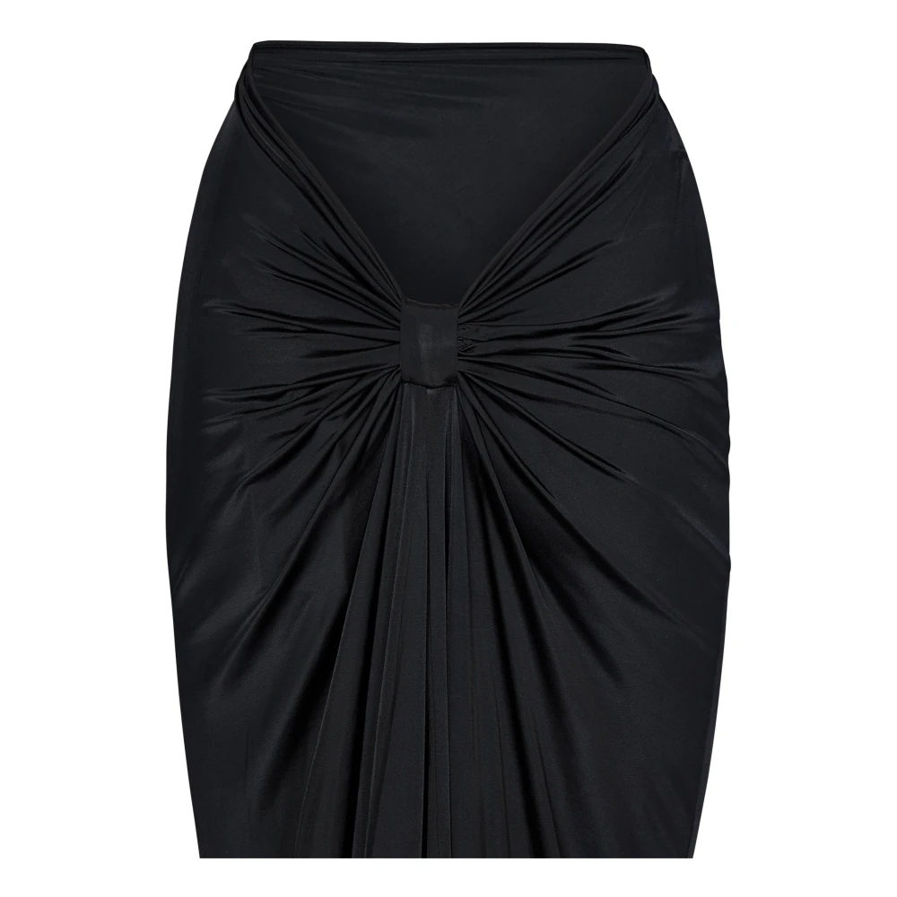 Nina Ricci Zwarte Jersey Jurk met Blote Rug Black Dames