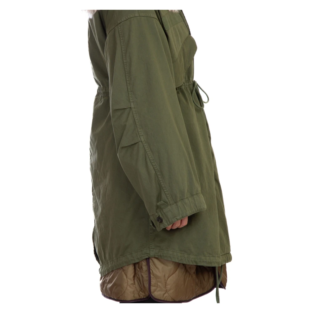 Seafarer Gelaagde Parka met Harding Stijl Green Dames