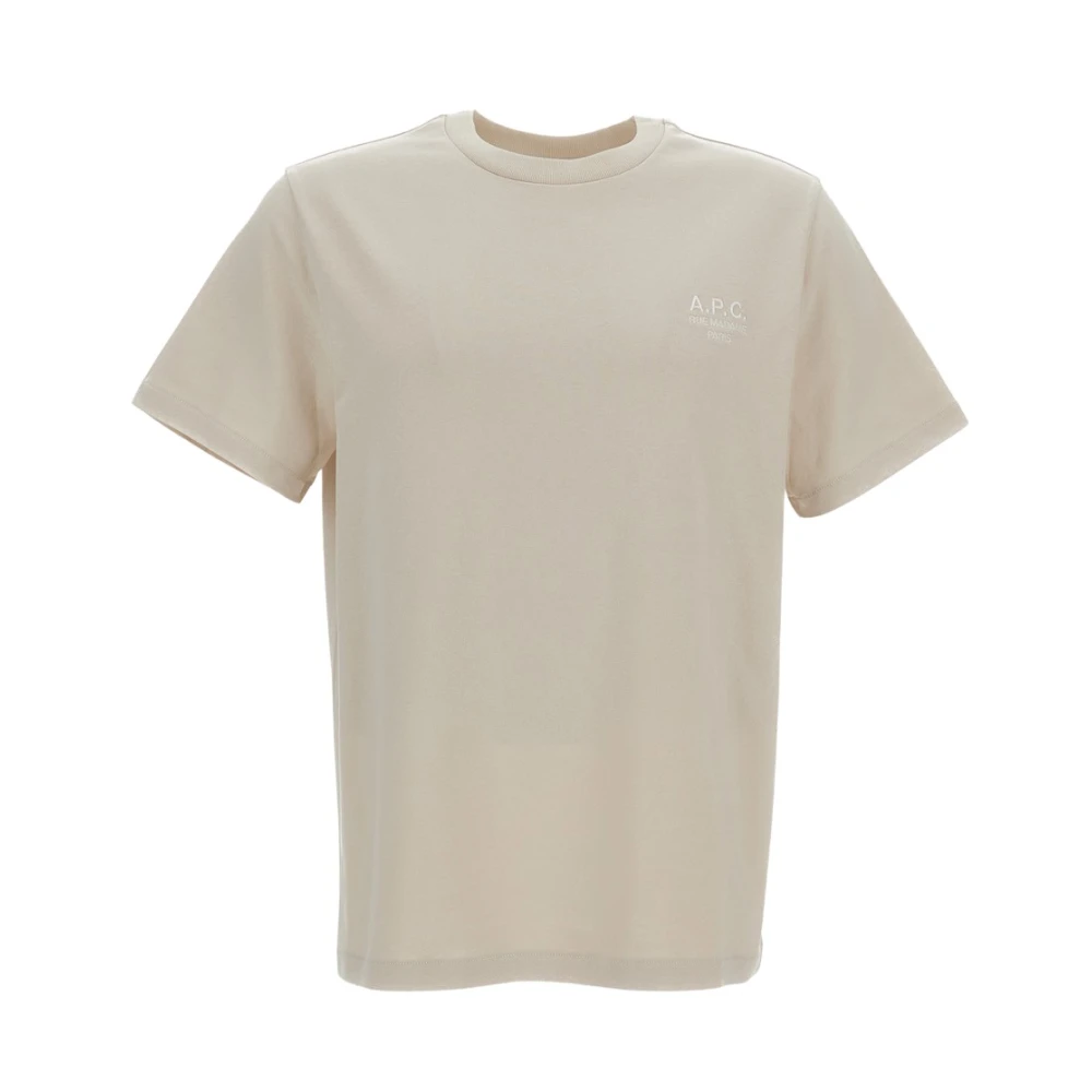 A.p.c. Uomo Beige Maglietta Girocollo