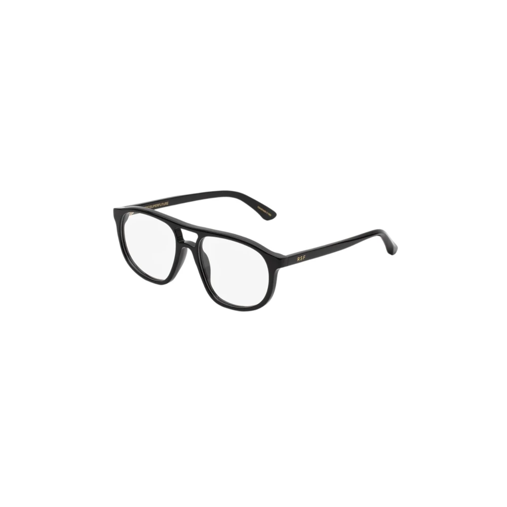 Retrosuperfuture Unisex Black Glasses, 54 Mm, Numero 127 Optical Frame