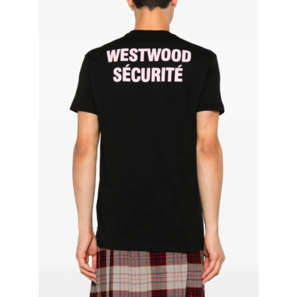 Vivienne Westwood Klassiek Zwart T-shirt Black Heren