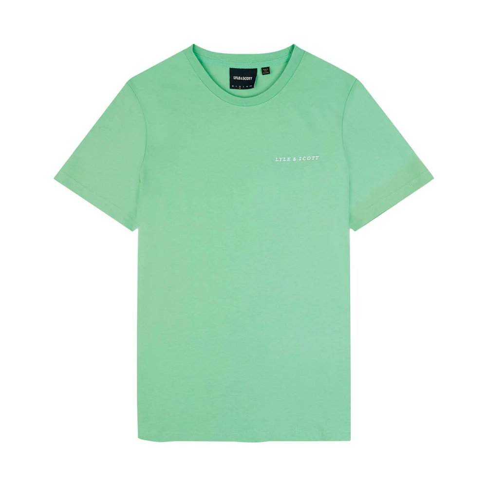 Lyle & Scott Korte Mouw T-shirt Green Heren