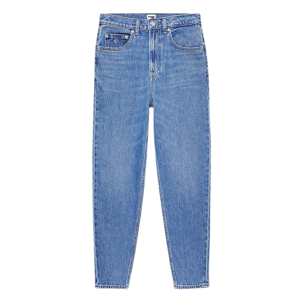 Tommy Hilfiger Hoge Taille Mom Fit Denim Jeans Blue Dames