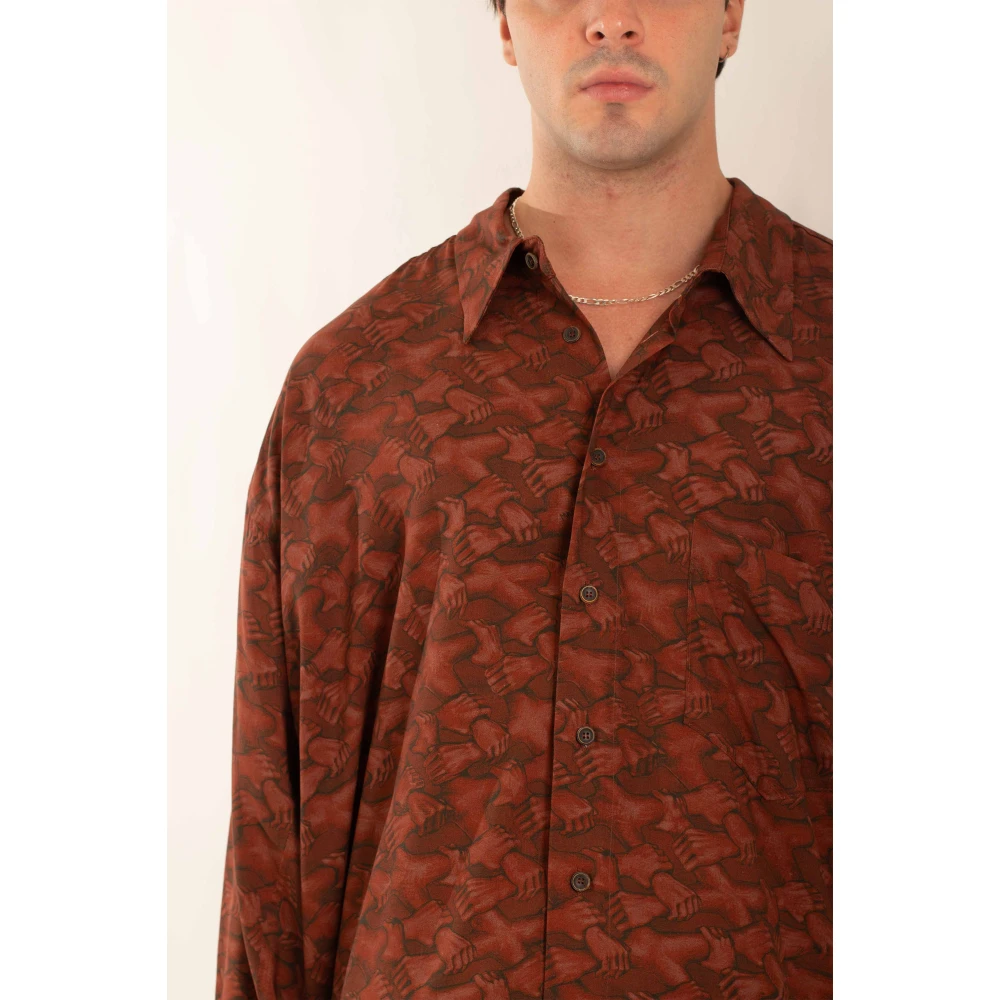 Magliano Beige People's Hand Shirt Brown Heren