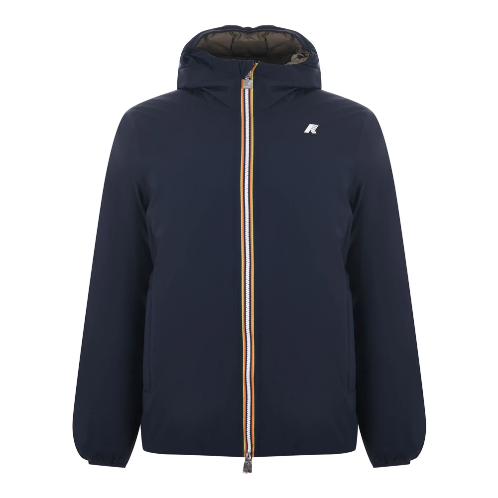 K-Way Uomo Blu/Verde Piumini K8127ww D0c Militare - Immagine 7