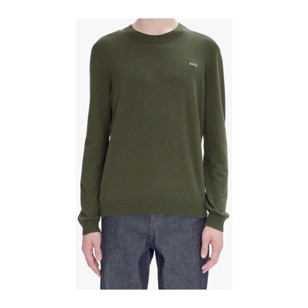 A.p.c. Stijlvolle Pull Amir Trui Green Heren