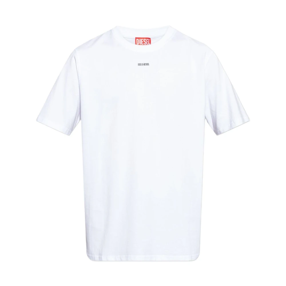 Diesel Men's White T-Shirts, Xl, T-Adjust-V6 T-Shirt