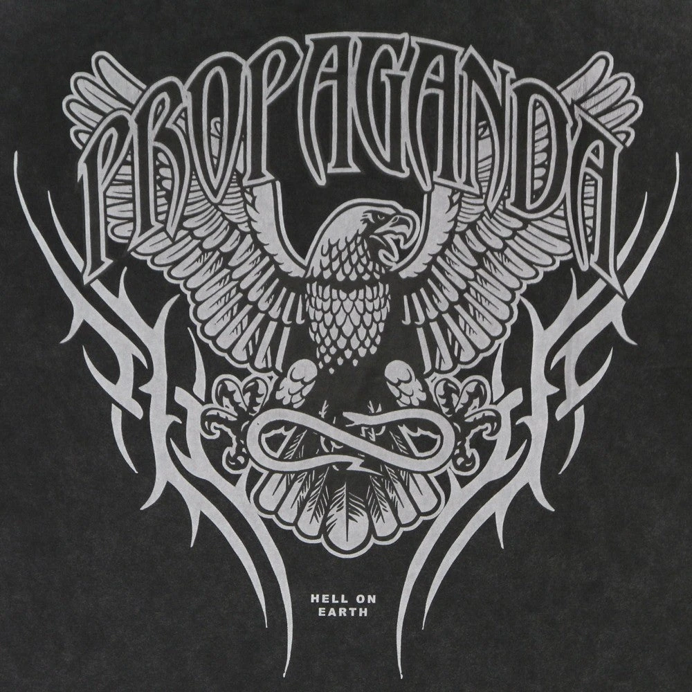 Propaganda Eagle Tee Stone Heren T-shirt Black Heren