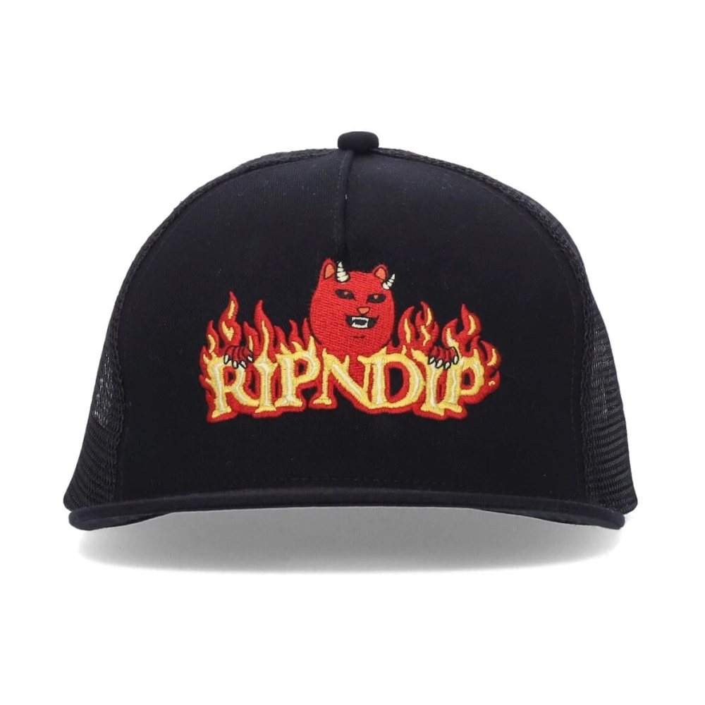 Ripndip Duivelswerk Trucker Hat Zwarte Pet Black Heren