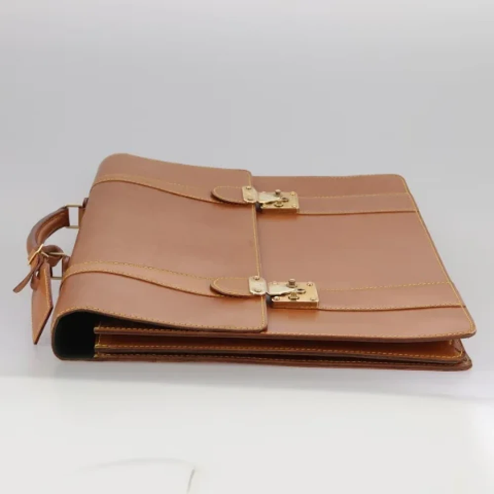 Louis Vuitton Vintage Pre-owned Leather handbags Brown Dames