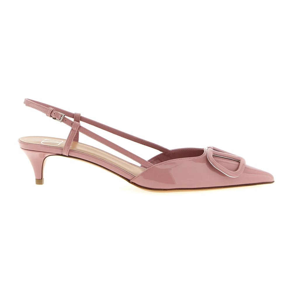 Valentino Garavani Women's Pink Vlogo Signature Slingback Pump