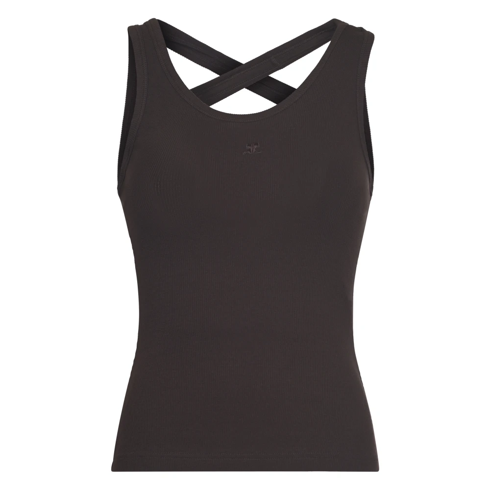 Courrèges Bruine Top voor Vrouwen Brown Dames