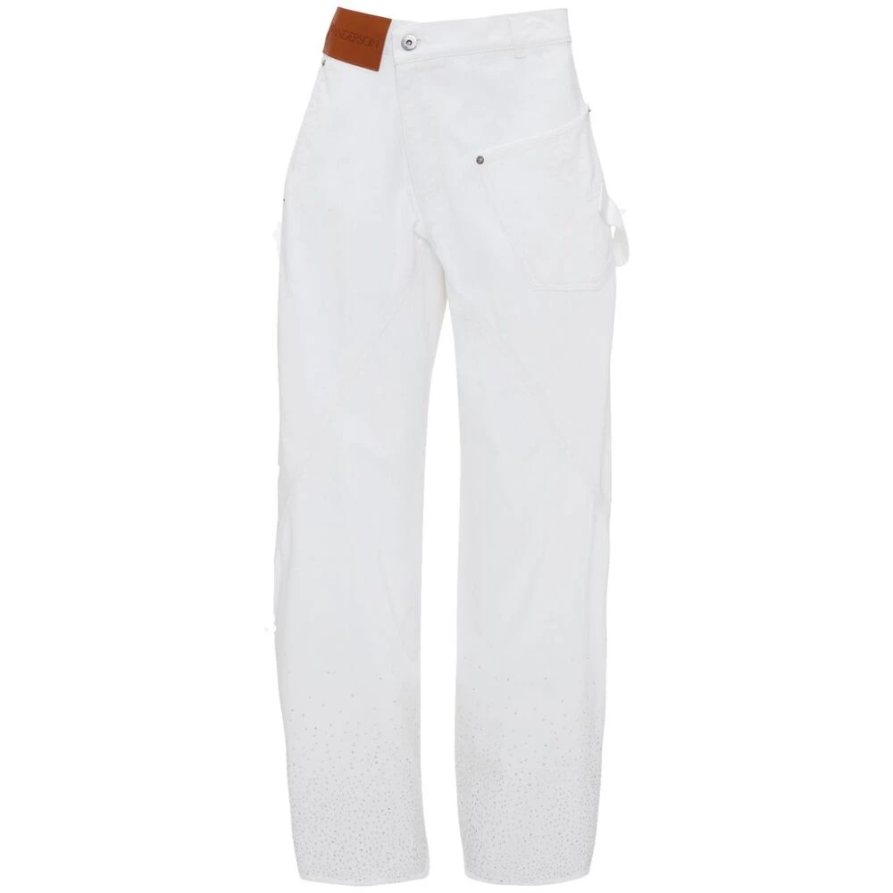 JW Anderson Loose-fit Jeans White Dames