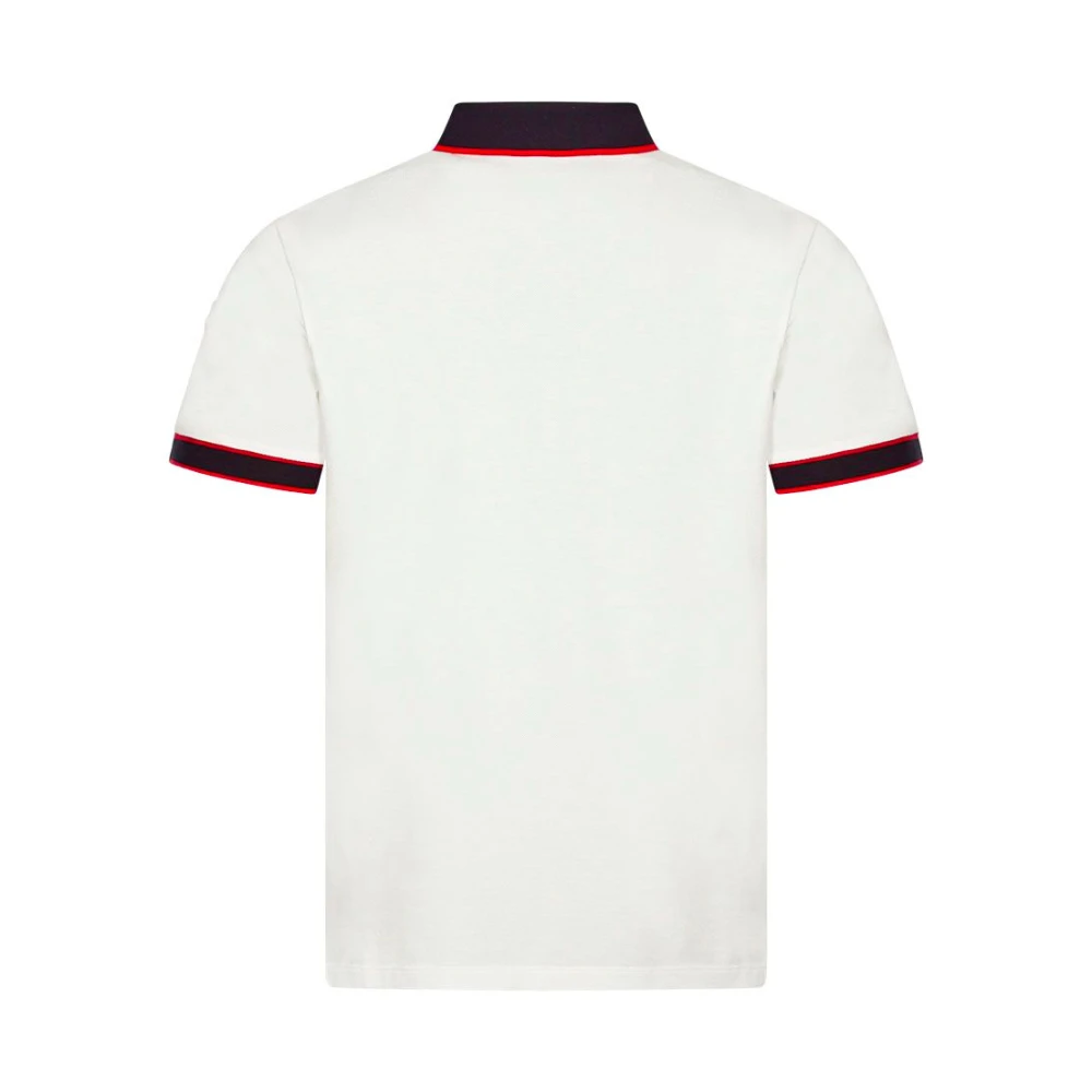 Moncler Klassieke Polo Shirt Model J1 091 White Heren