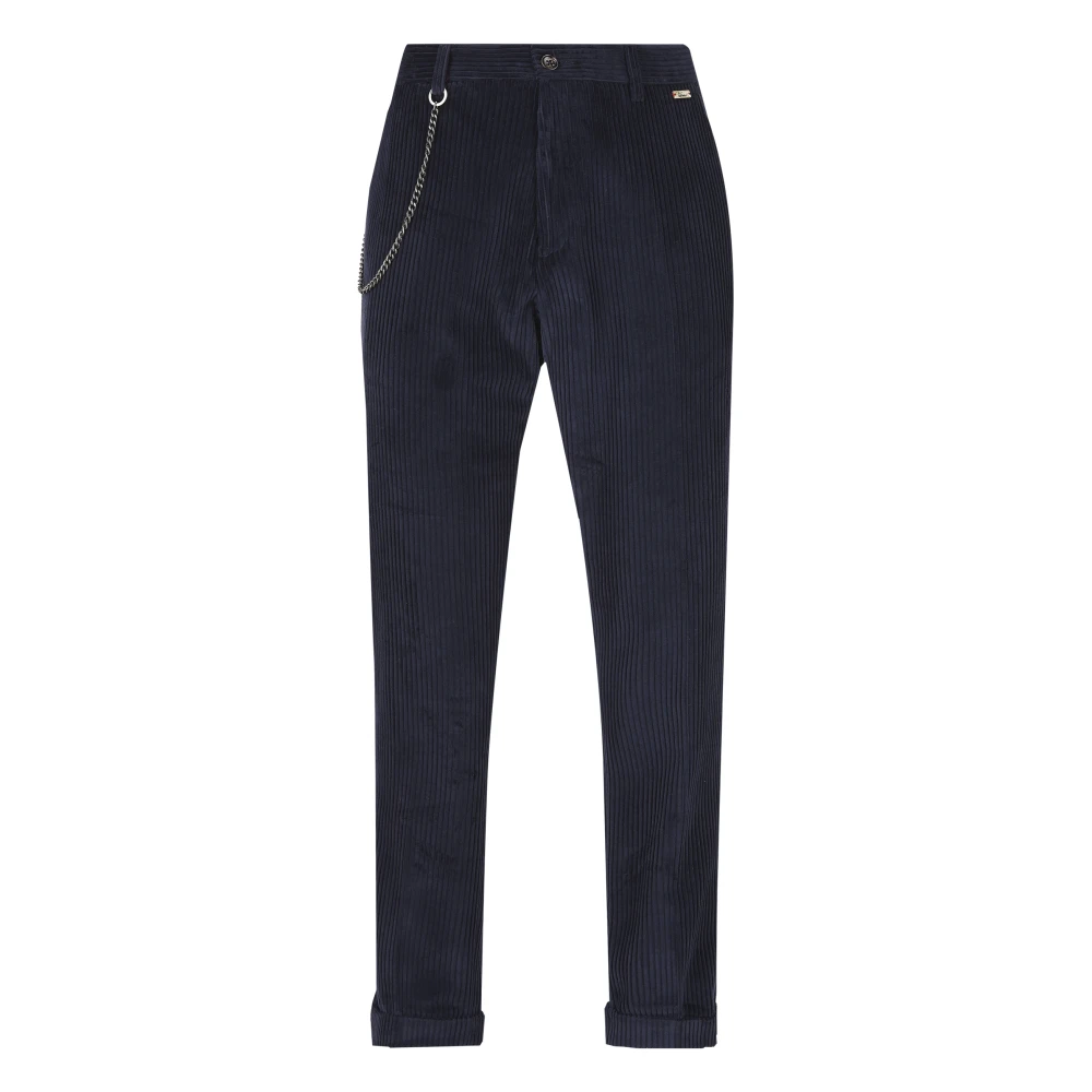 Luis Trenker Corduroy Broek Blue Heren