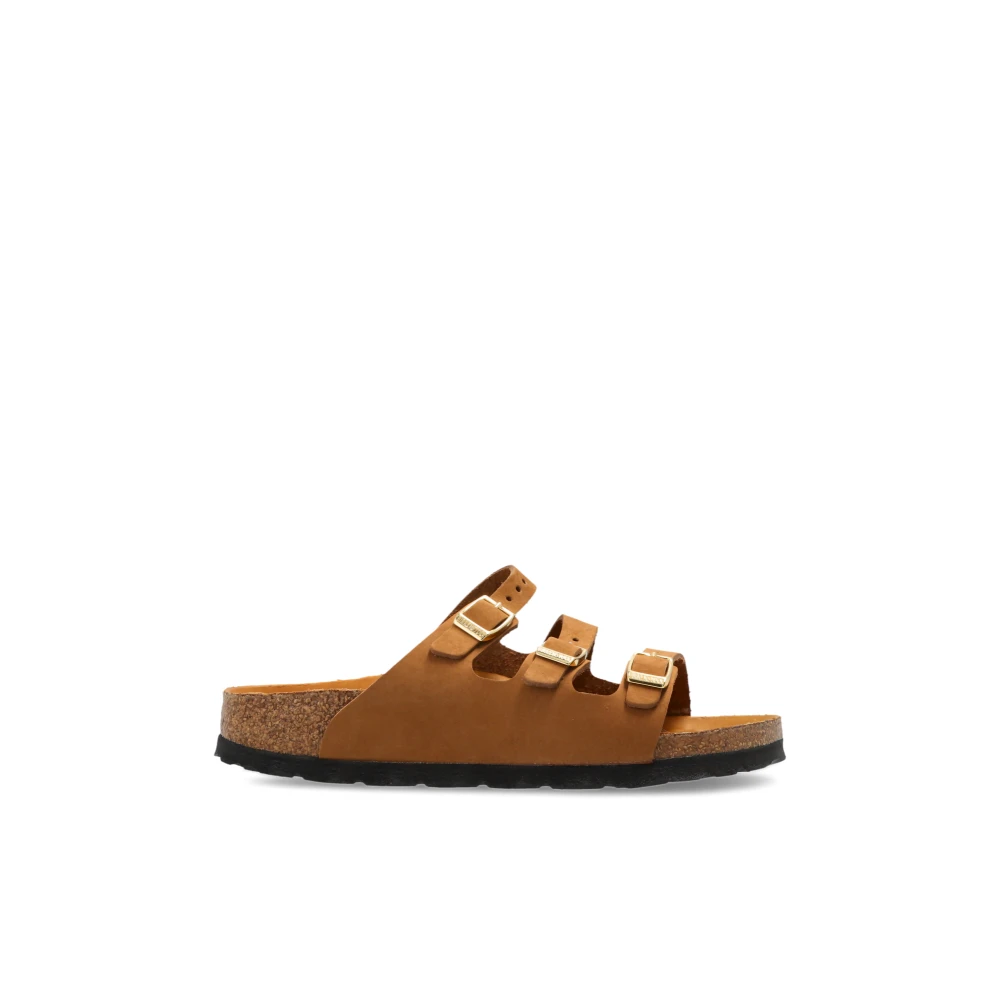 Birkenstock Women's Brown Florida Fresh - Sliders - 8 Uk - Shoes
