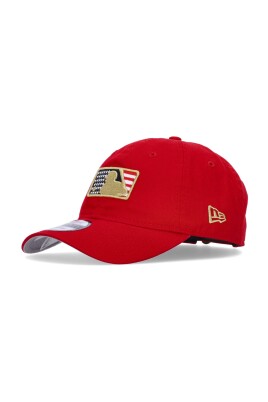 mlb-scarlet-curved-visor-cap