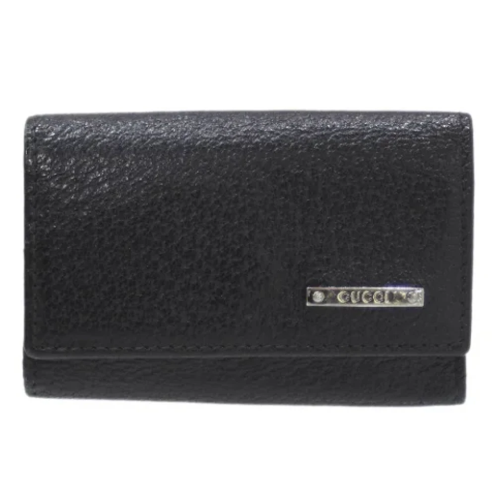 Gucci Vintage Pre-owned Fabric key-holders Black Dames