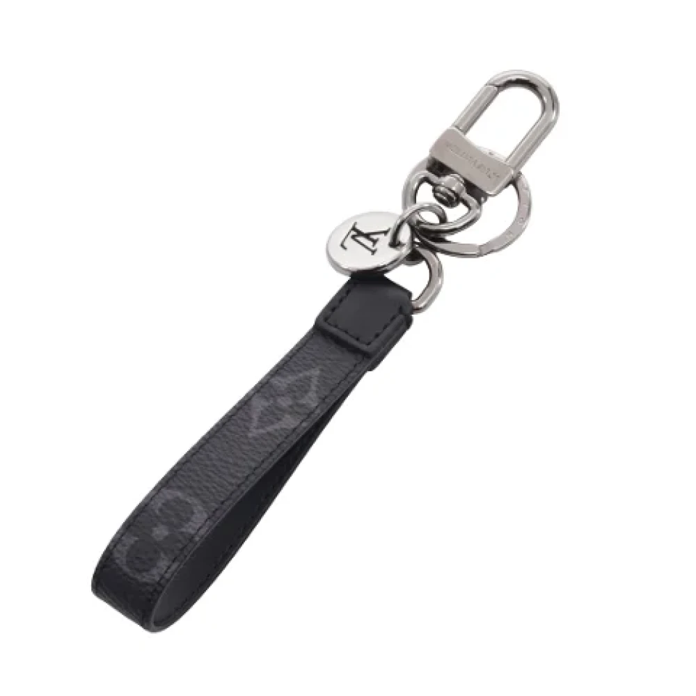 Louis Vuitton Vintage Pre-owned Leather key-holders Black Dames