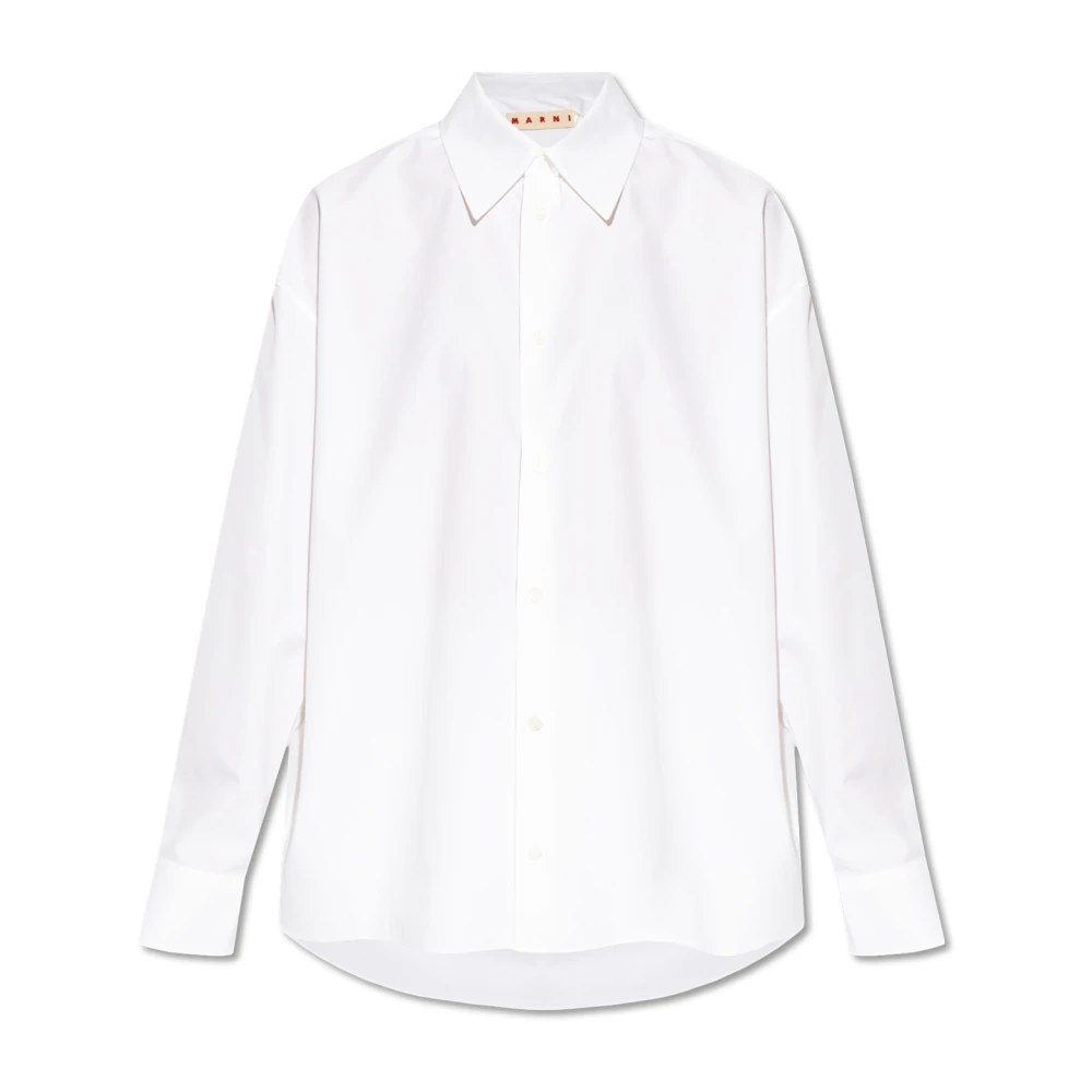 Marni Katoenen overhemd White Dames