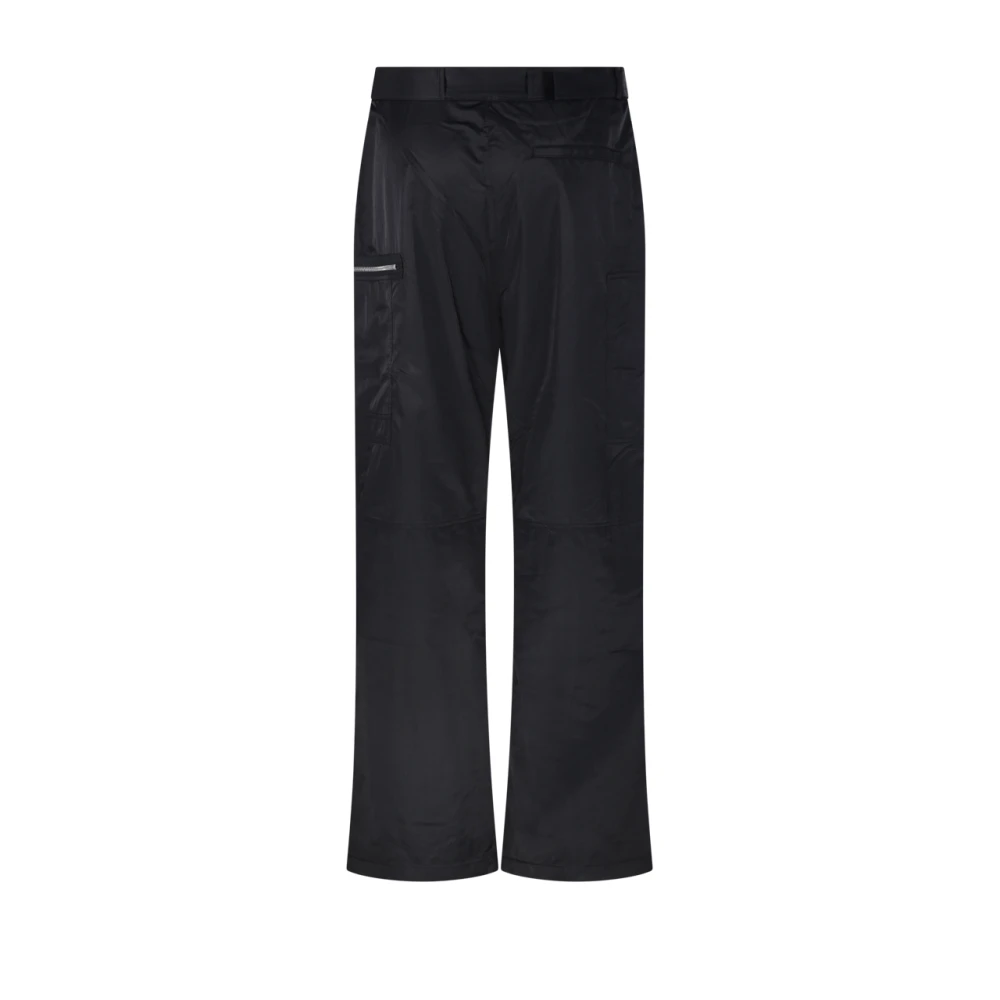 Our Legacy Zwarte Hoogglans Sateen Pilot Broek Black Dames
