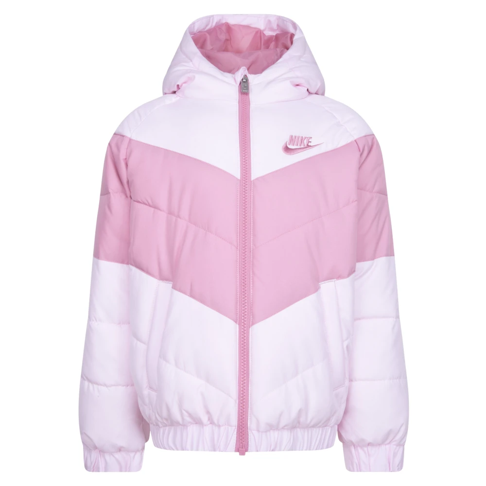 Nike Girls Pink Winter Jackets, 18 M, Synfil Jacket