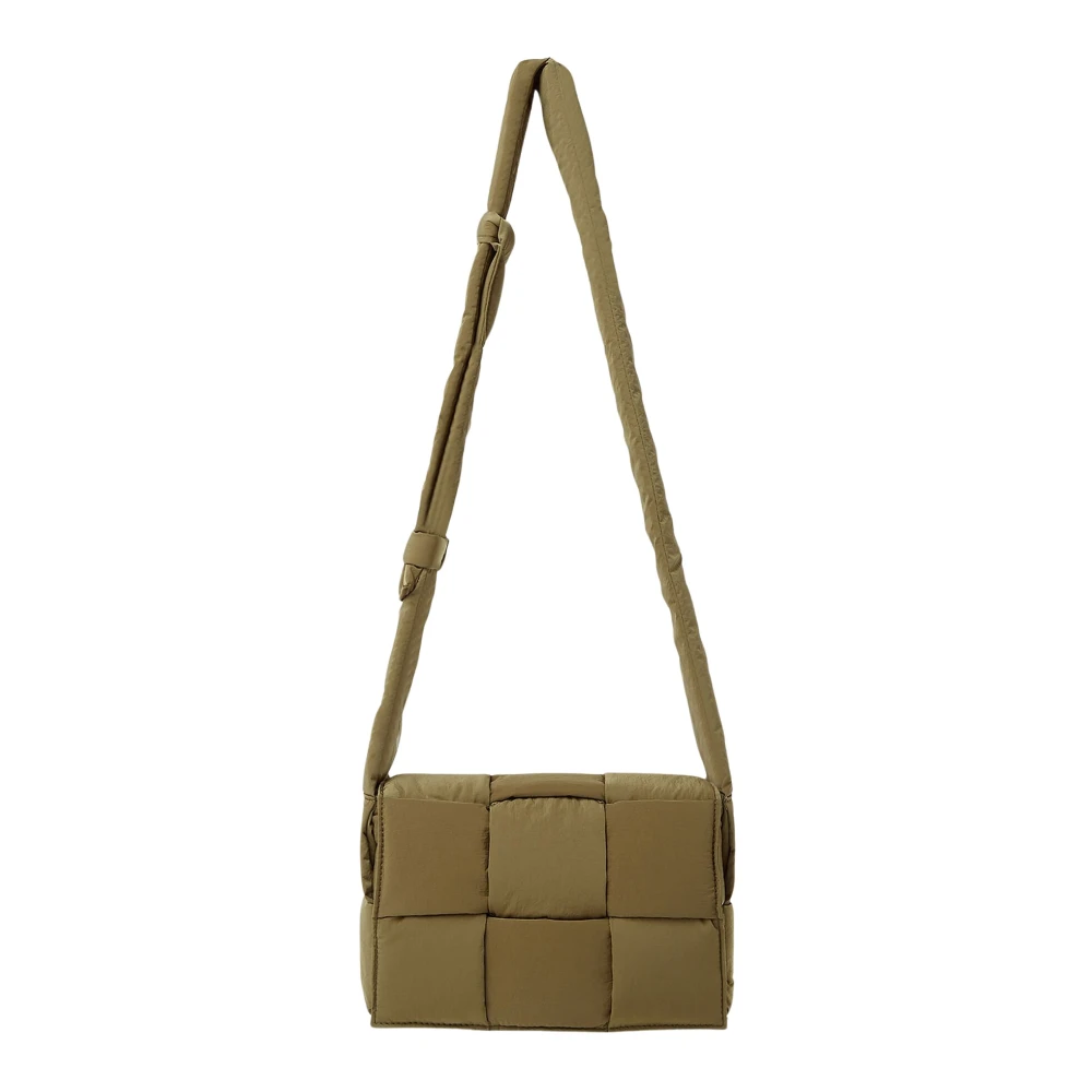 Bottega Veneta Men's Brown Intrecciato Weave Crossbody Bag