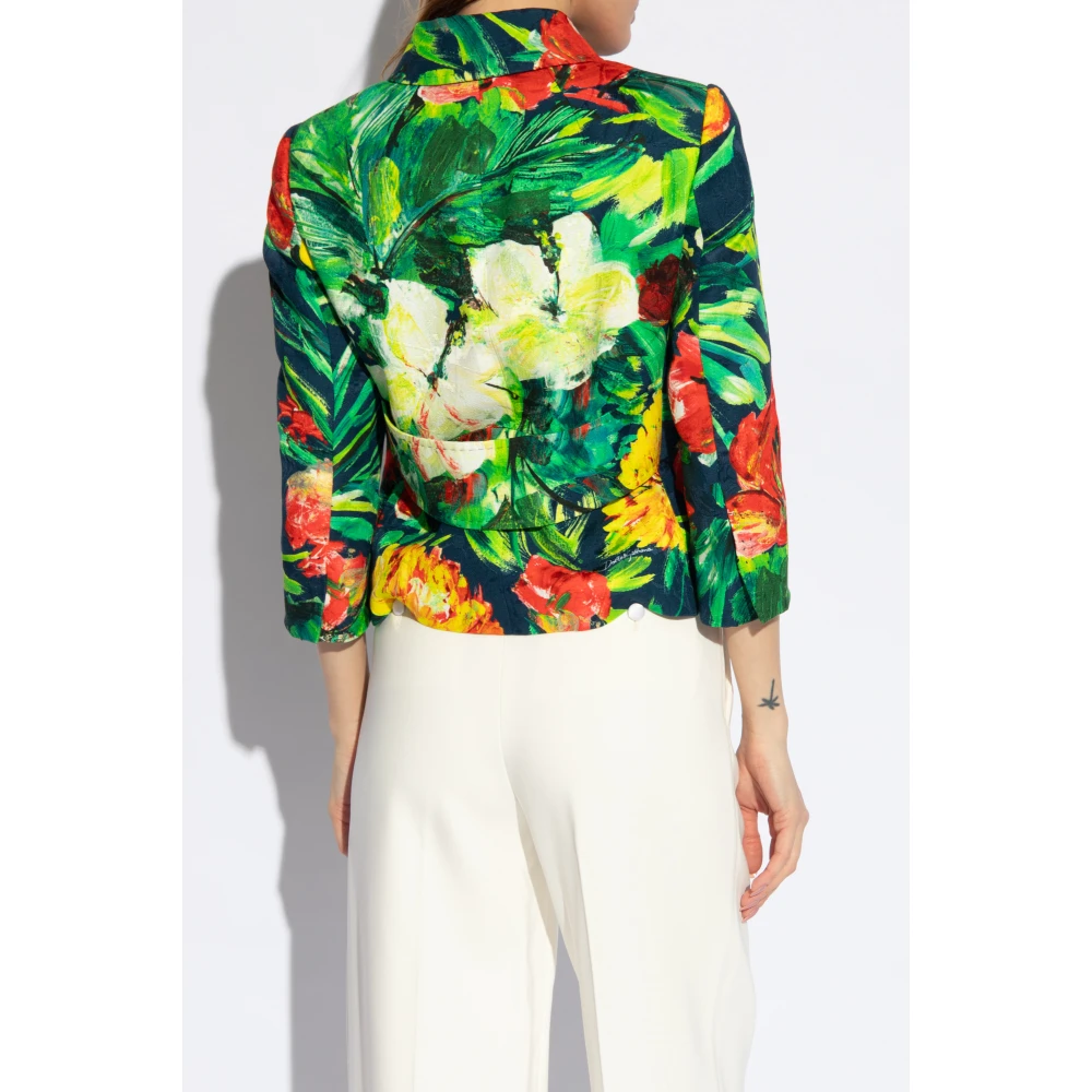 Dolce & Gabbana Blazer met bloemenmotief Multicolor Dames