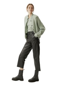 Leder Culotte Hose