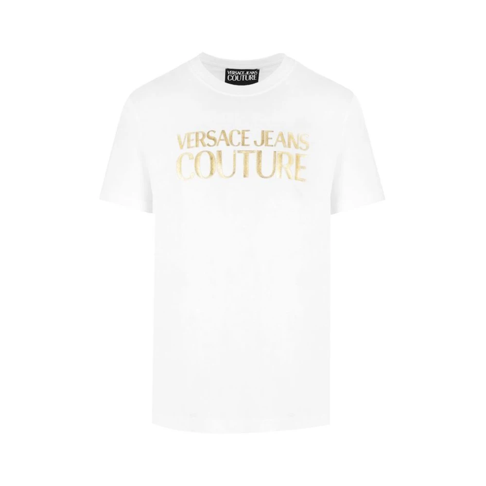 Versace Jeans Couture Snygga T-shirts för män och kvinnor White, Herr