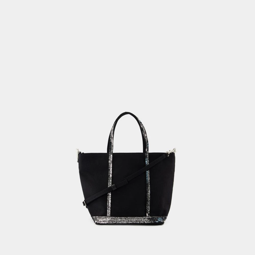 Vanessa Bruno Shopper Bag met Glittery Handvatten Black Dames