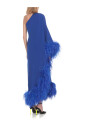 blue-boat-neckline-sleeveless-dress-with-ostrich-feathers