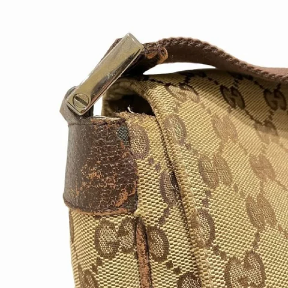 Gucci Vintage Pre-owned Canvas gucci-bags Brown Dames