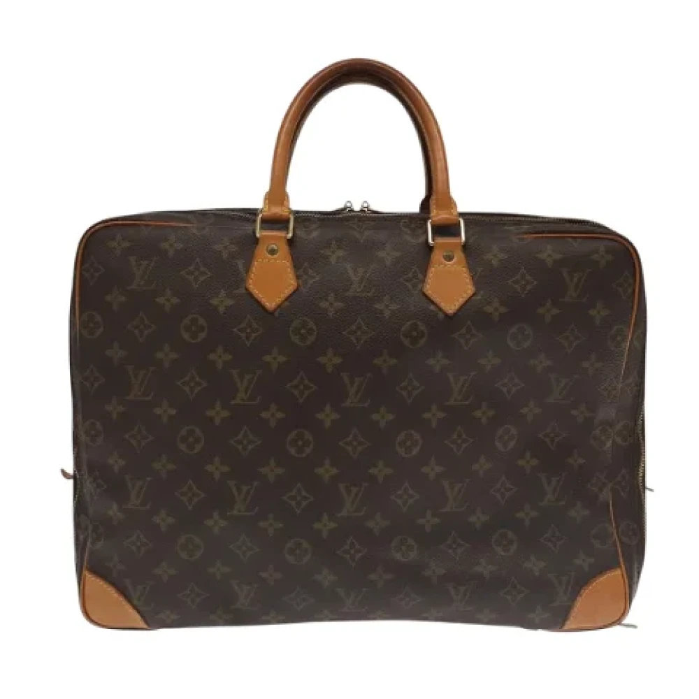 Louis Vuitton Vintage Pre-owned Canvas briefcases Brown Dames