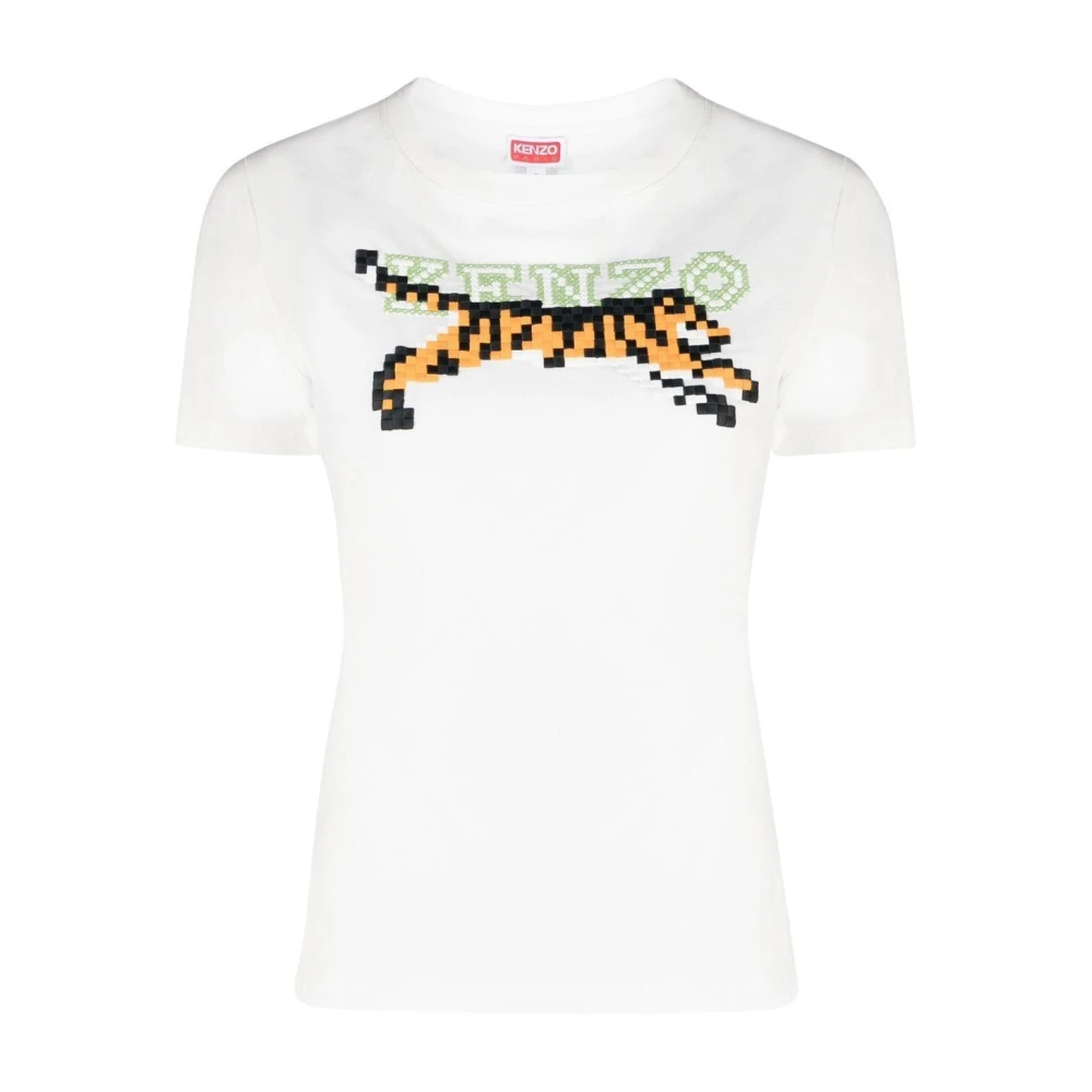 Kenzo Vit Stilren T-Shirt
