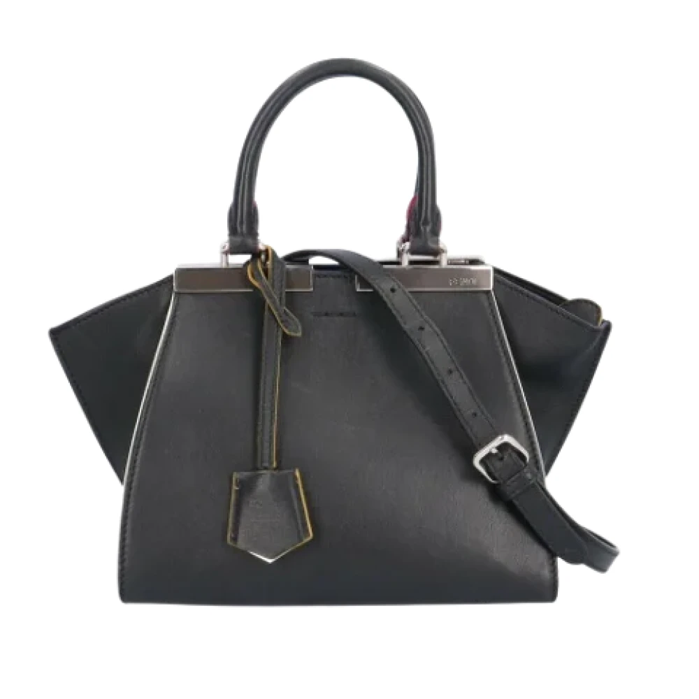 Fendi Vintage Pre-owned Leather fendi-bags Black Dames