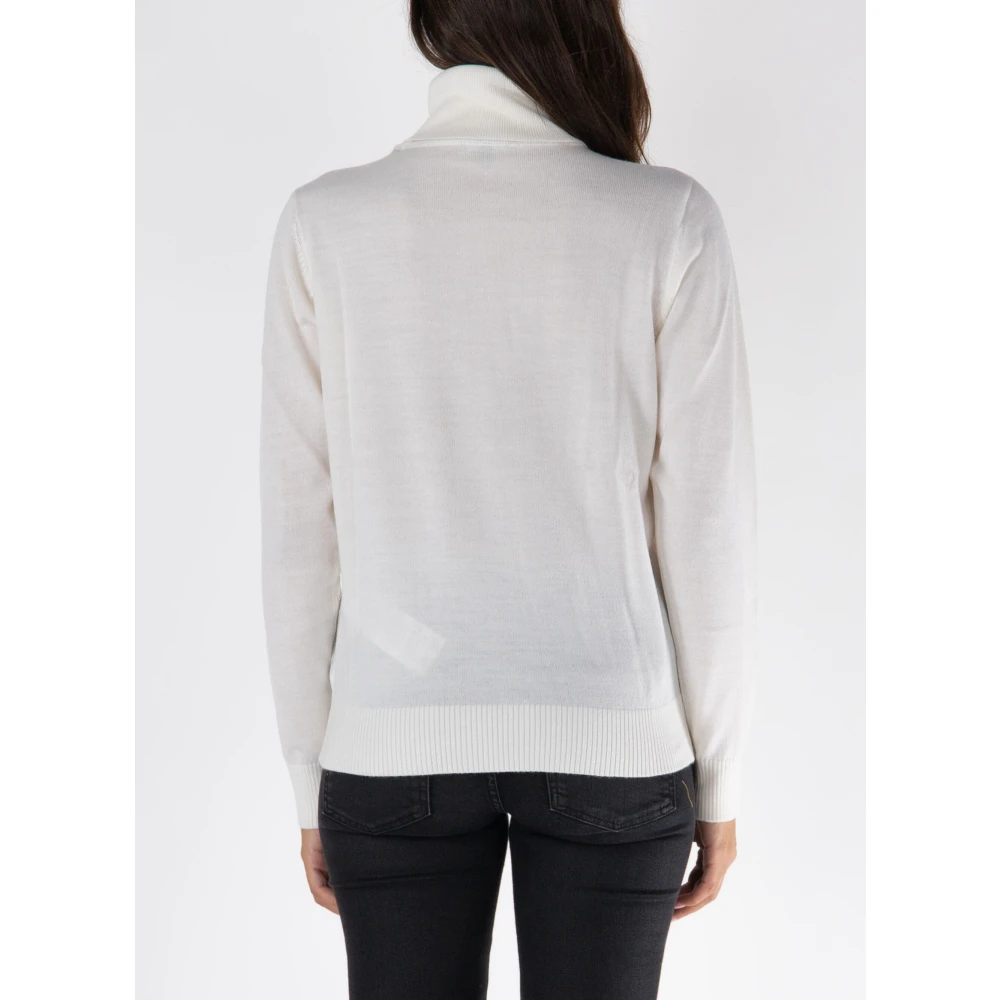 Armani Exchange Logo Coltrui Sweater White Dames