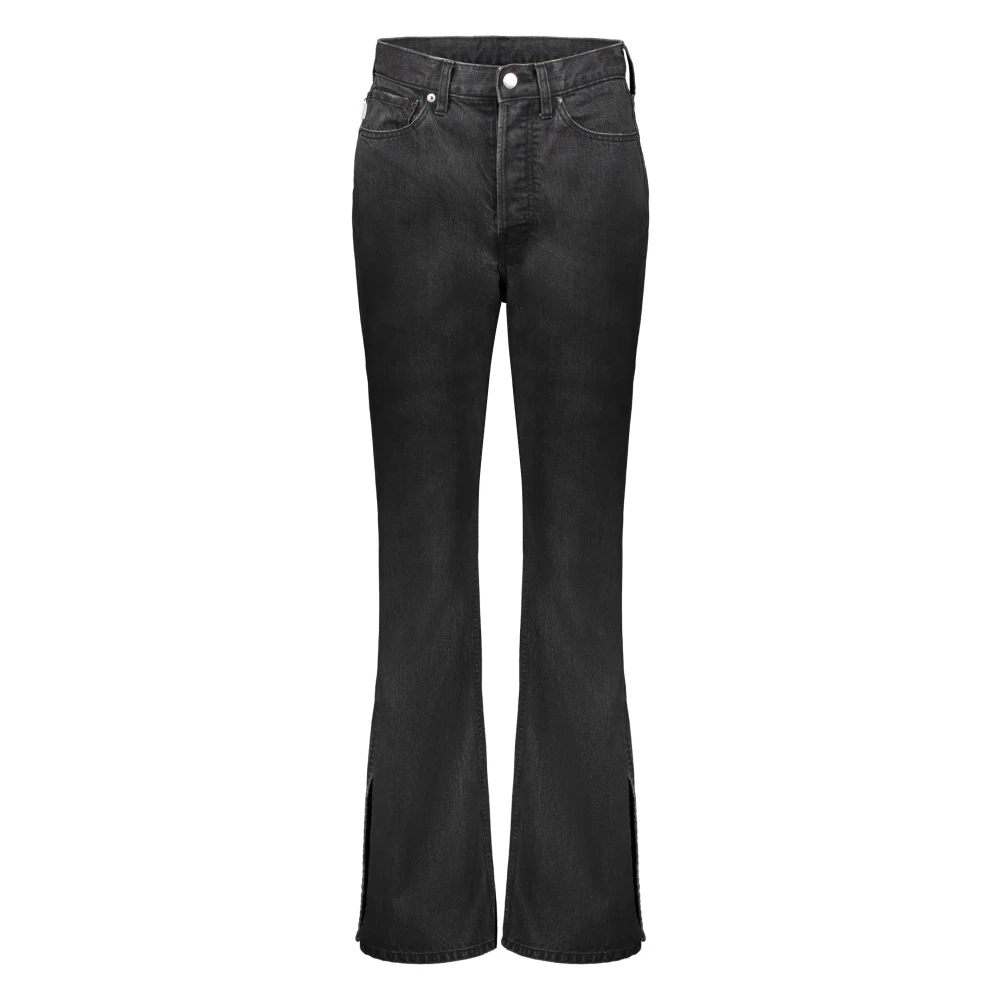 Ambush Stijlvolle Denim Jeans met Contraststiksels Black Dames