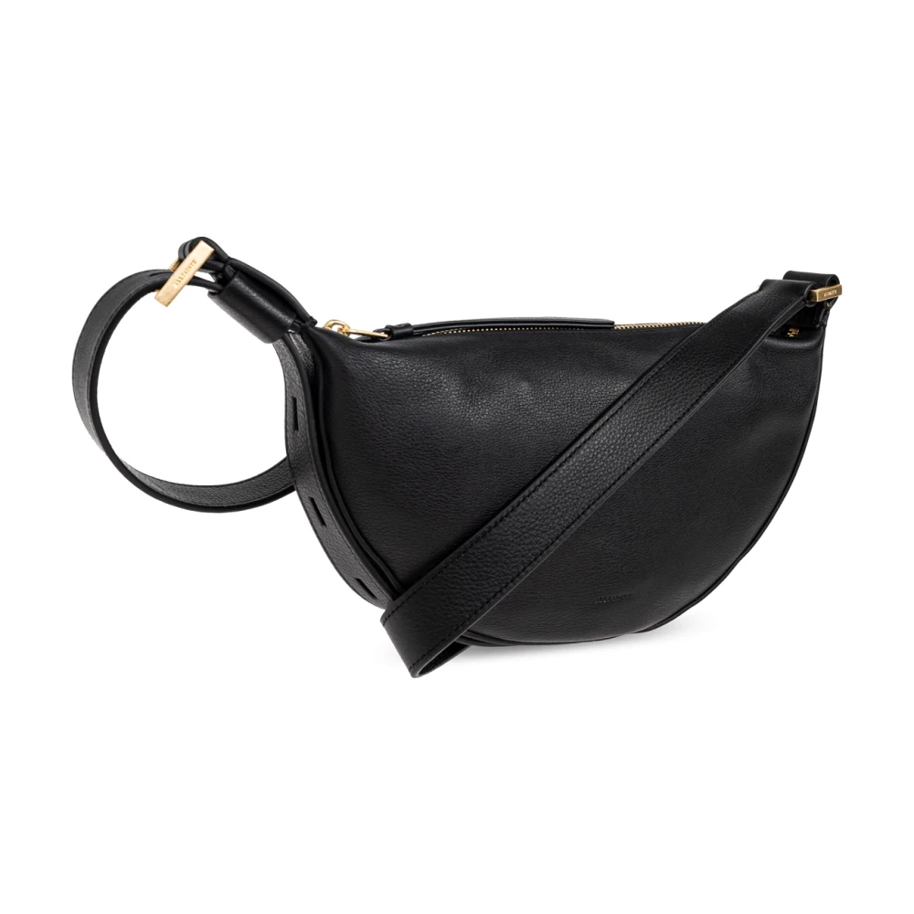 AllSaints Schoudertas Half Maan Black Dames