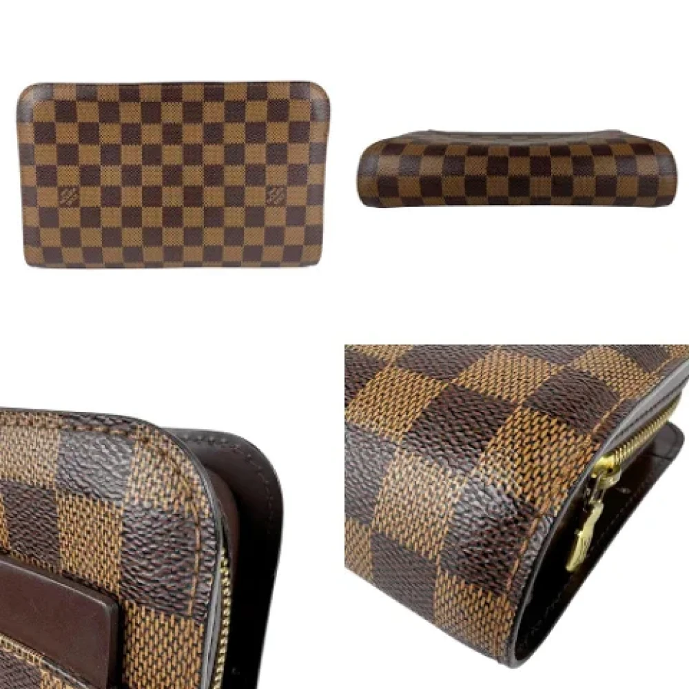 Louis Vuitton Vintage Pre-owned Canvas clutches Brown Dames