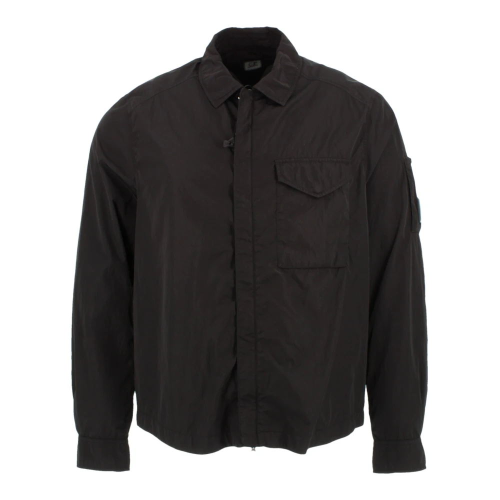 C.P. Company Svart Overshirt Kappor Black, Herr