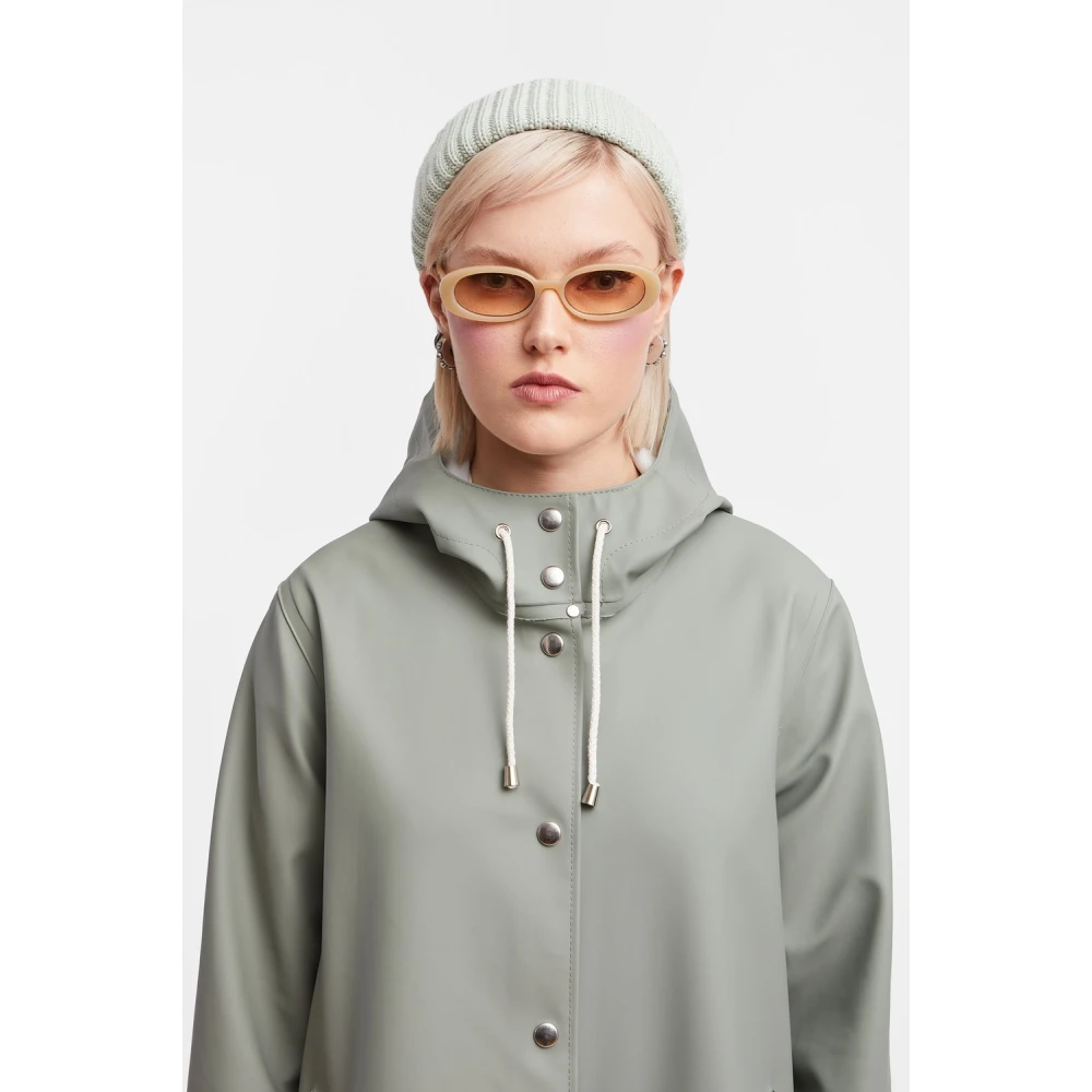 Stutterheim Stockholm Hilltop Raincoat Green Dames