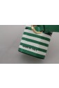 etui-airpods-en-cuir-vert-avec-bracelet-et-logo-en-metal-dore