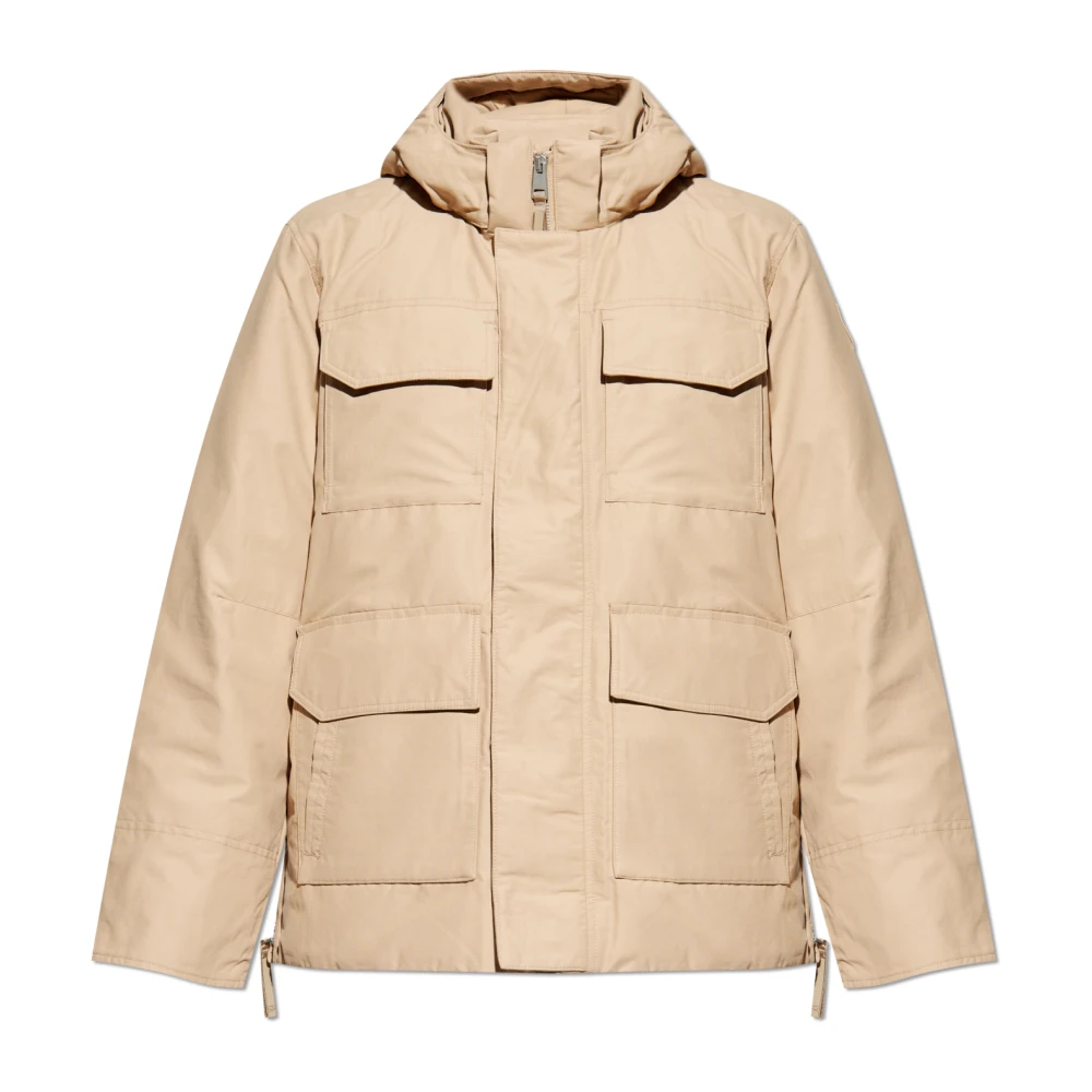 Canada Goose Mannelijk Beige Jassen Heren, S, Katoen, Maitland Donsjack
