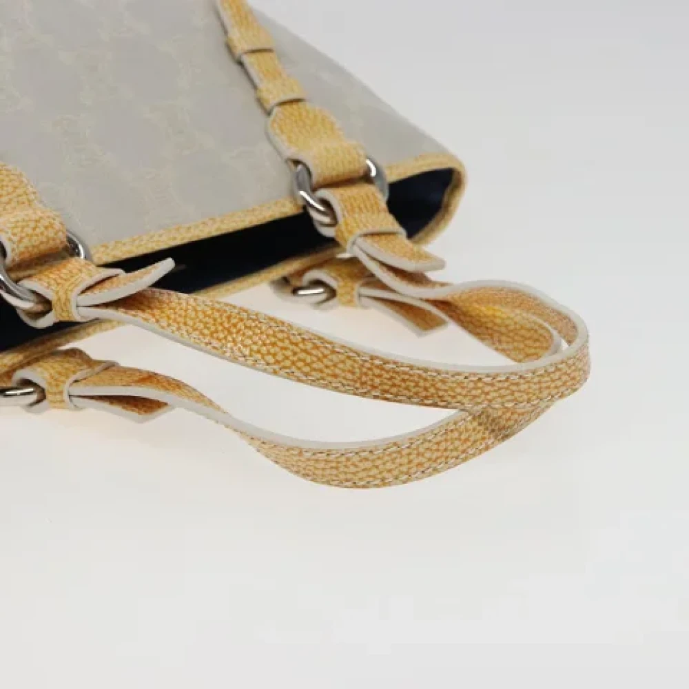 Celine Vintage Pre-owned Canvas totes Yellow Dames